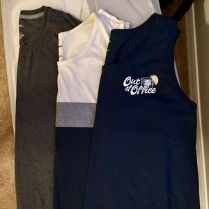 Men’s Casual Athletic Pullover Tank Tops – Bundle of 3